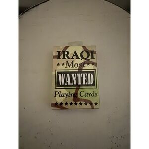 Bicycle Iraqi Most Wanted Playing Cards New Factory Sealed Hoyle